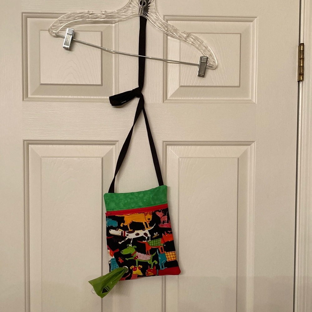 Crossbody Dog Poop Bag Holder…. NWT